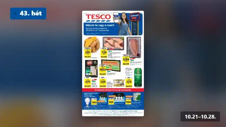 tesco hipermarket akciós újság 2026 43 hét